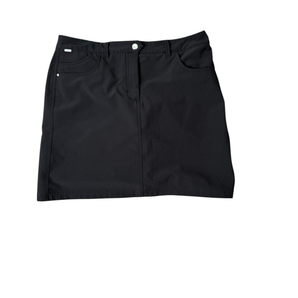 Nivo by Lancto Golf Marika Skort Black Mini Skirt Size 8
